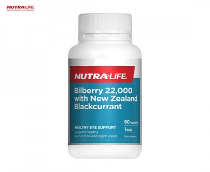 Nutralife 纽乐 蓝莓越橘精华22000+黑加仑护眼胶囊 60粒